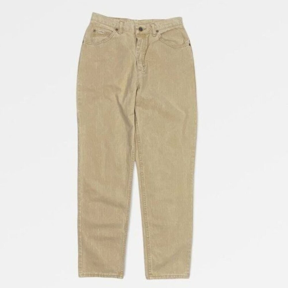 Vintage RIDERS Tan Mom High Rise Jeans 10M‎ Mom Jeans 90s Straight Leg